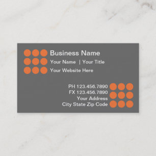 Cartões de indústria da construção modernos