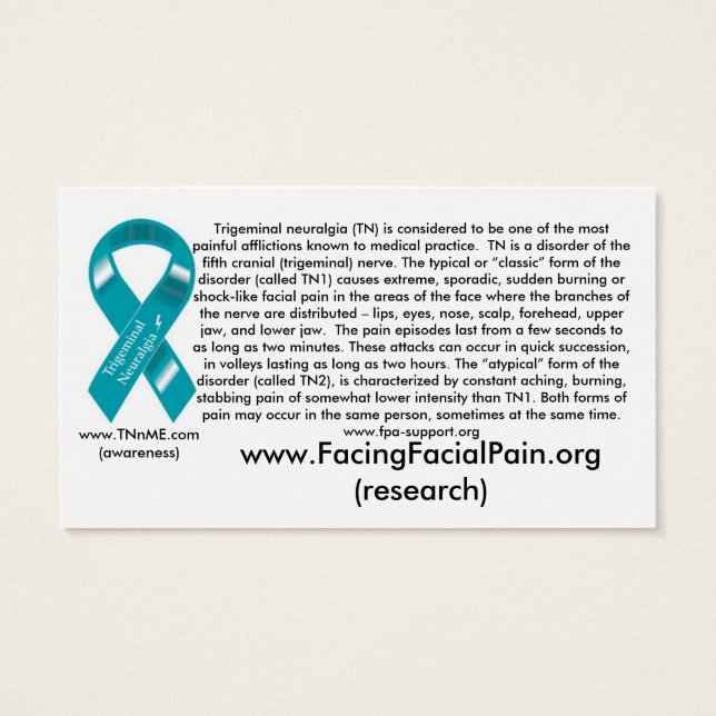 Cartões de informação TN (Verso)