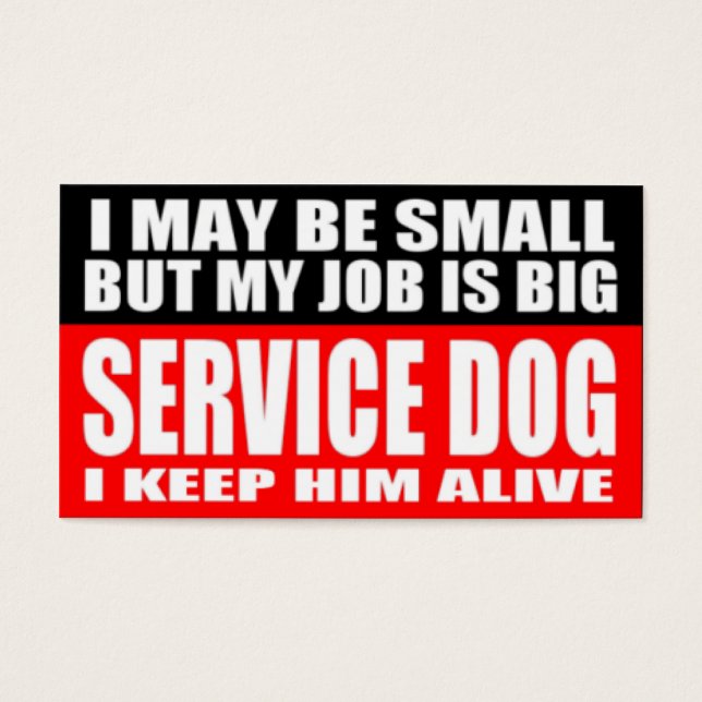 Cartões de Informações de Cachos de Serviço ADA (Frente)