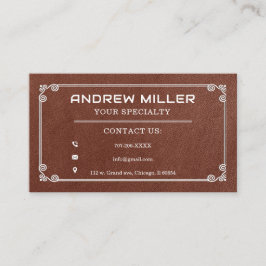 Cartões de Informações de Contato Personalizados d