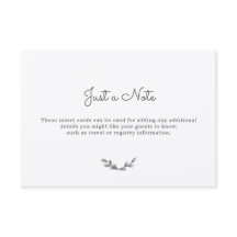 Cartões de Inserção Country Gingham