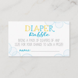 Cartões de inserção de Fralda de pata de borracha