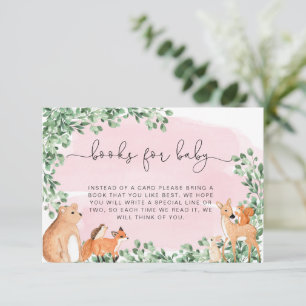 Cartões de Inserção de Livros Rosa de Madeira