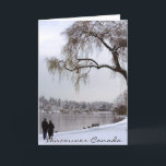 Cartões de Inverno de Vancouver Cartões Românticos<br><div class="desc">Cartões de Inverno de Vancouver Cartões de Natal Personalizados Winter Wonderland Parque Stanley de Vancouver Cartões de Saudação e Convites Vancouver Lago Perdido do Canadá Cartões de Lembrança do Inverno Personalizados Cartões de Natal Canadenses de Inverno Árvores Cobertas de Neve Cartões de Lago de Inverno Cartões Postais Paisagens da Floresta...</div>