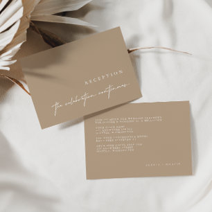 Cartões De Invólucro Mínimos Elegante De Casamento