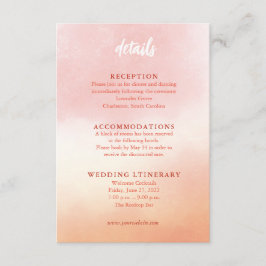 Cartões de Invólucro Românticos de Aquarela