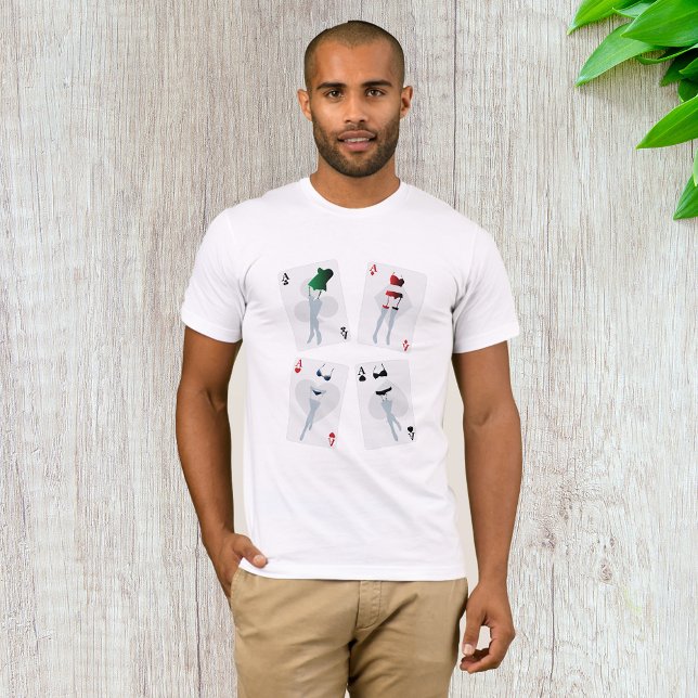 Cartões De Jogada De rico Mens T-Shirt (Criador carregado)