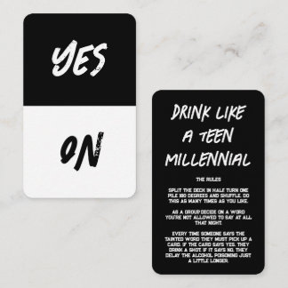 Cartões de jogo de festa