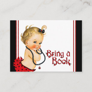 Cartões de Joia de Besouro Bring a Book Cabelo Loi