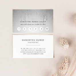 Cartões de lealdade da Cadeia de Chuva Prateada