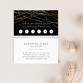 Cartões de Lealdade da Garland ouro