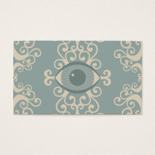 Cartões de Leitor Psíquico Damask Eyeball