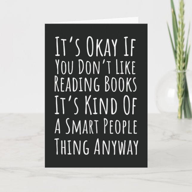 Cartões de Leitura de Livros Divertidos Leitores d (Frente)