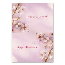 Cartões de Local de Casamento de Cerejeira Rosa Pe