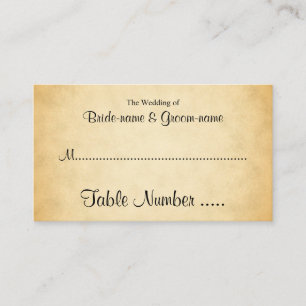Cartões de Local de Casamento de Design de Padrão