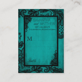 Cartões de Local de Casamento de gótico Grunge