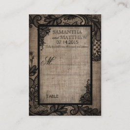 Cartões de Local de Casamento de Gótico Moderno Bl
