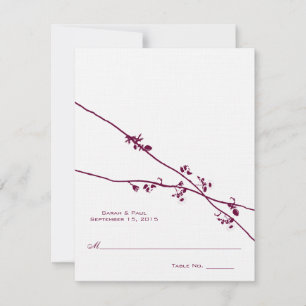 Cartões de Local de Casamento de Tenda DIY Você Ma