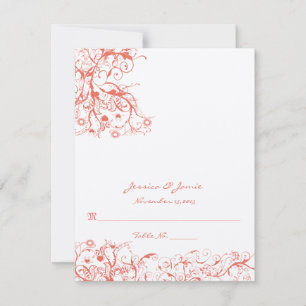 Cartões de Local de Casamento de Tenda DIY Você Ma