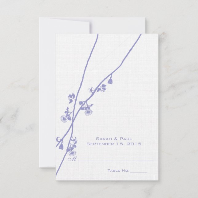 Cartões de Local de Casamento de Tenda Dobrável e  (Frente)