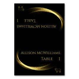 Cartões de Local de Casamento - Elegância dos Ícon