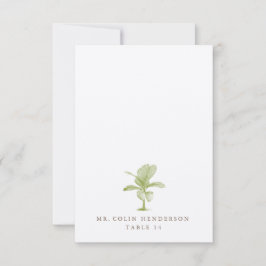 Cartões de Local de Destino de Praia Palmeira Vint