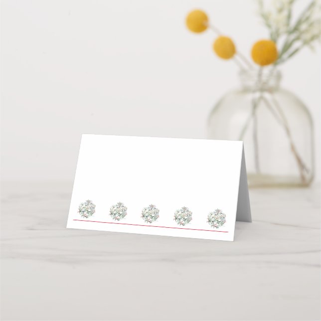 Cartões de Local de Natal (Frente)