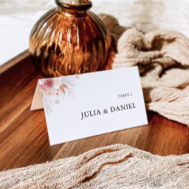 Cartões de Local de Vestido Modelo