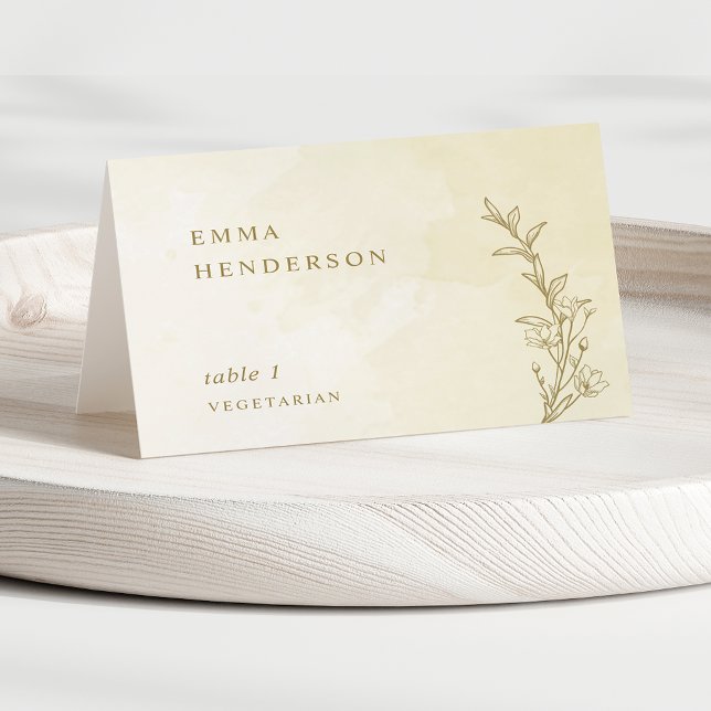 Cartões de Local Personalizados para Casamento com (Criador carregado)