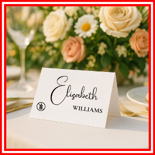 Cartões de Localização de Casamento com Menu Sem G