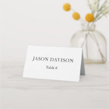 Cartões de Localização de Casamento Minimalista Mo