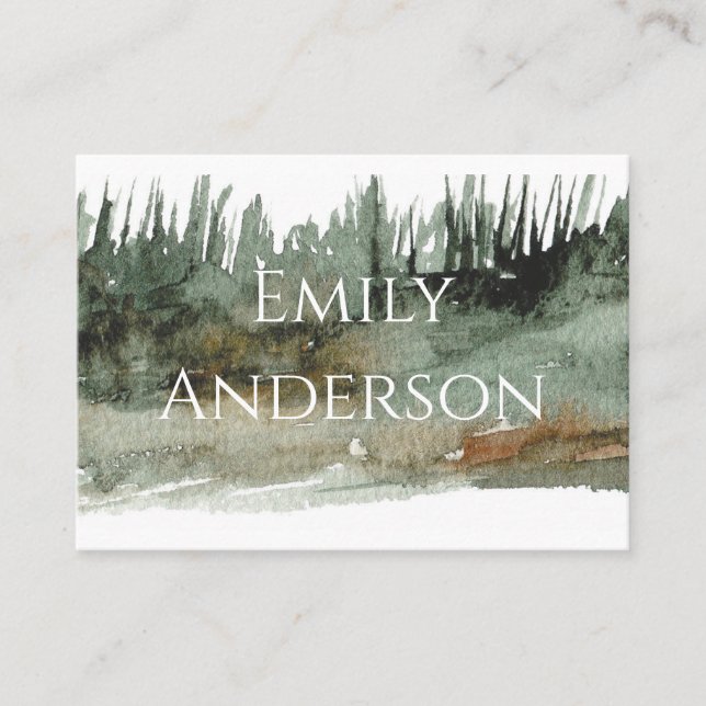 Cartões de Localização de Montanha (Frente)