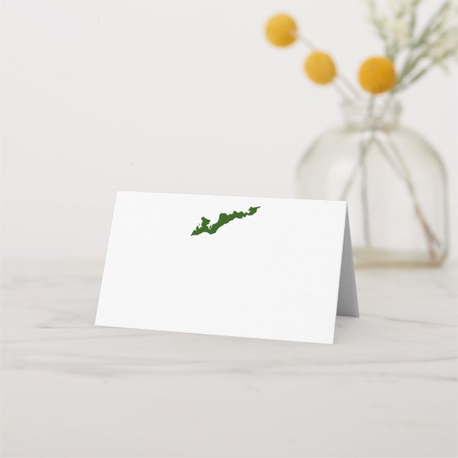 Cartões de Localização do Logotipo da Ilha Fishers (Frente)