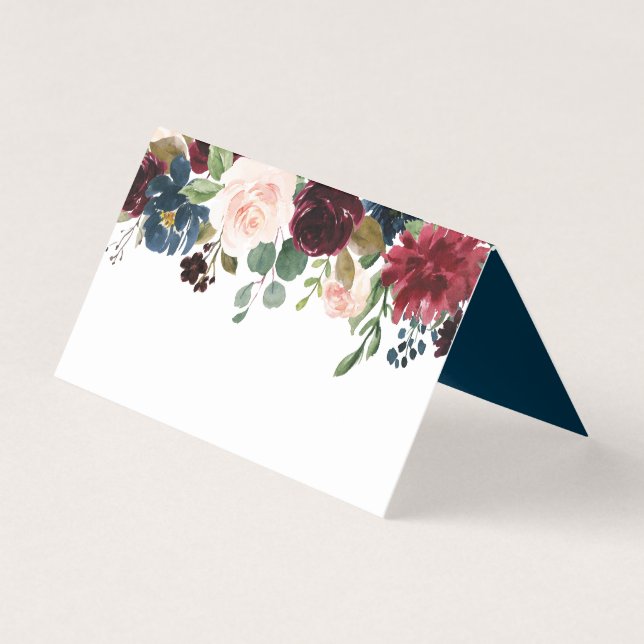 Cartões de Localização do Marinho Borgonha (Frente)