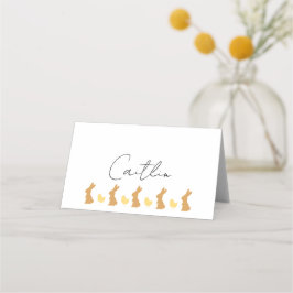 Cartões de lugar Bunny & Chick