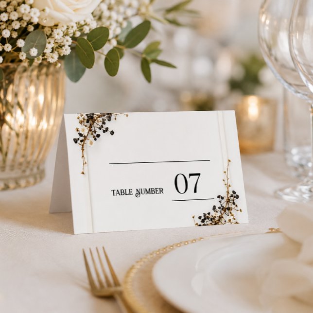 Cartões de lugar de casamento botânico moderno pre (Criador carregado)