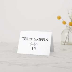Cartões de lugar de casamento personalizados Cartõ