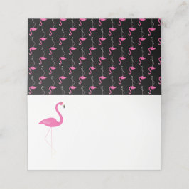 Cartões de Lugar Dobrados Trendy Flamingo