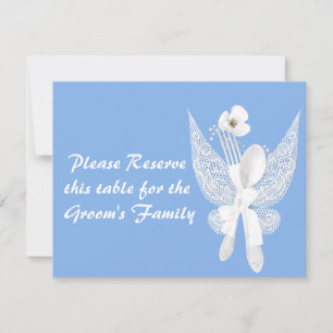 Cartões de lugar na mesa de casamento