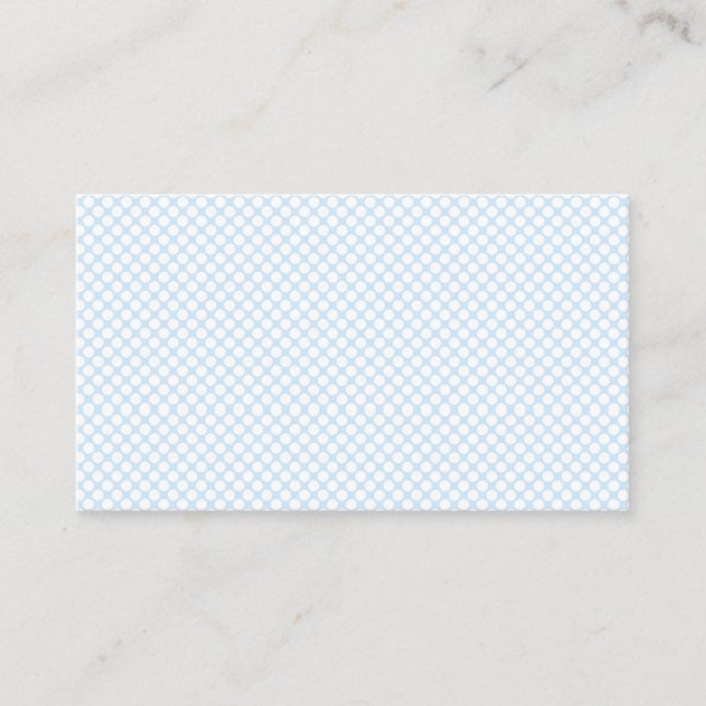 Cartões de lugar para mesa de batismo de meninos (Frente)