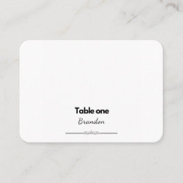 Cartões de Lugares Personalizados para Casamento