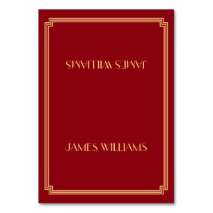 Cartões De Luz Vermelho, Excelente Dourado Gatsby 