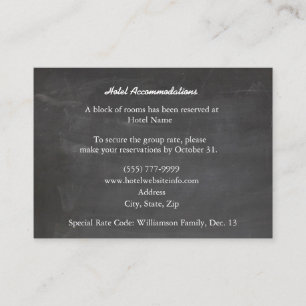 Cartões de madeira pretos do cerco do hotel do