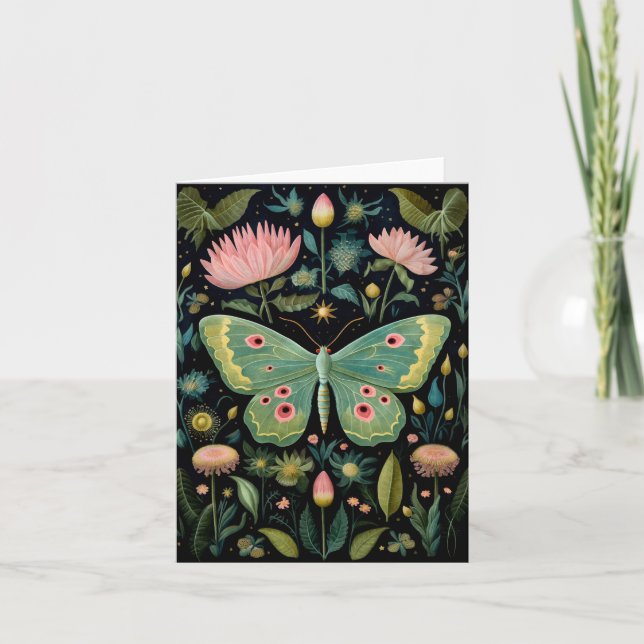 Cartões de Mariposas Deslumbrantes (Frente)