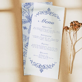 Cartões de Menu AURELIA Chinoiserie Vitorianos Fra