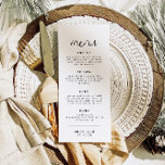 Cartões de menu preto preto simples e preto<br><div class="desc">Este menu apresenta uma fonte moderna de script manuscrito e design simples minimalista. A combinação simples de cores preto e branco faz dela a adição perfeita a qualquer evento. Use este menu para sua recepção de casamento, chá de panela, festa de aposentadoria, etc. Edite o texto *maioria* para atender às...</div>