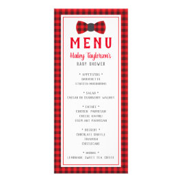 Cartões de Menus Pequenos, Chá de fraldas