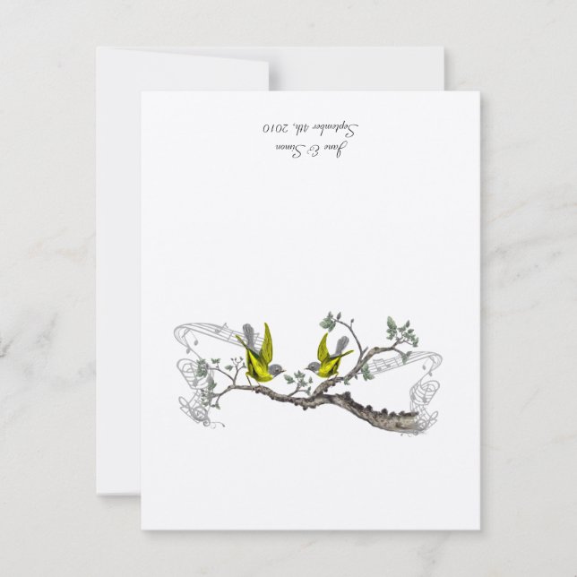 Cartões de Mesa Amarelos e Cinzas (Frente)