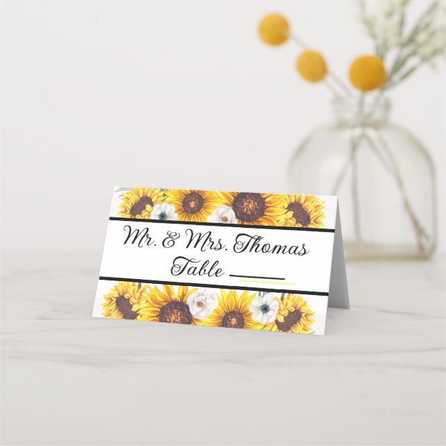 Cartões de mesa, casamento (Verso)