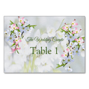 Cartões de Mesa Cherry Blossoms